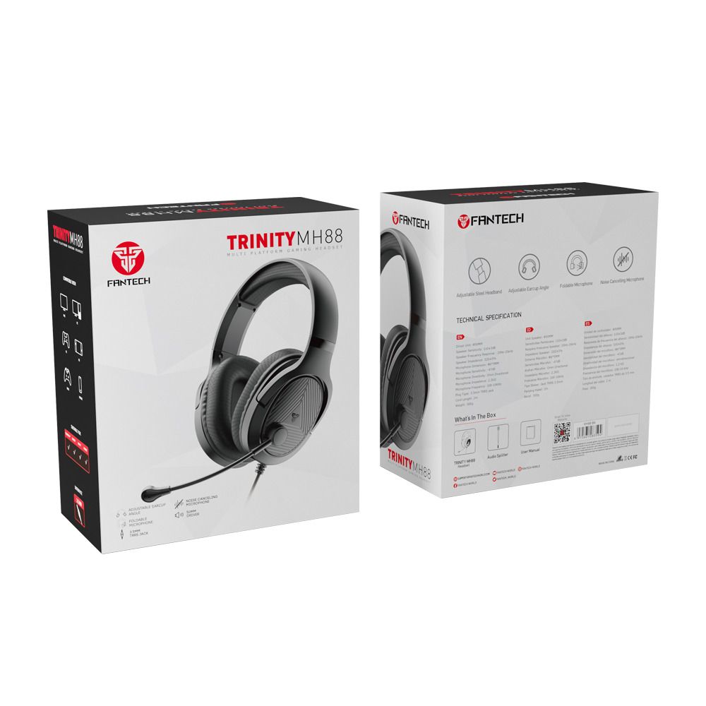 Купить ИГРОВЫЕ НАУШНИКИ FANTECH MH88 TRINITY