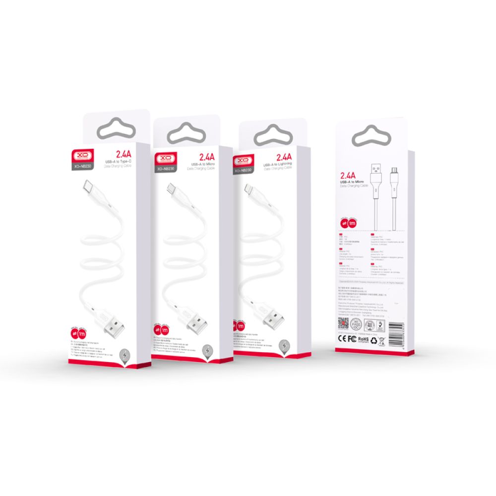 Купить USB XO NB230 ROCK SERIES TYPE-C 2.4A_2