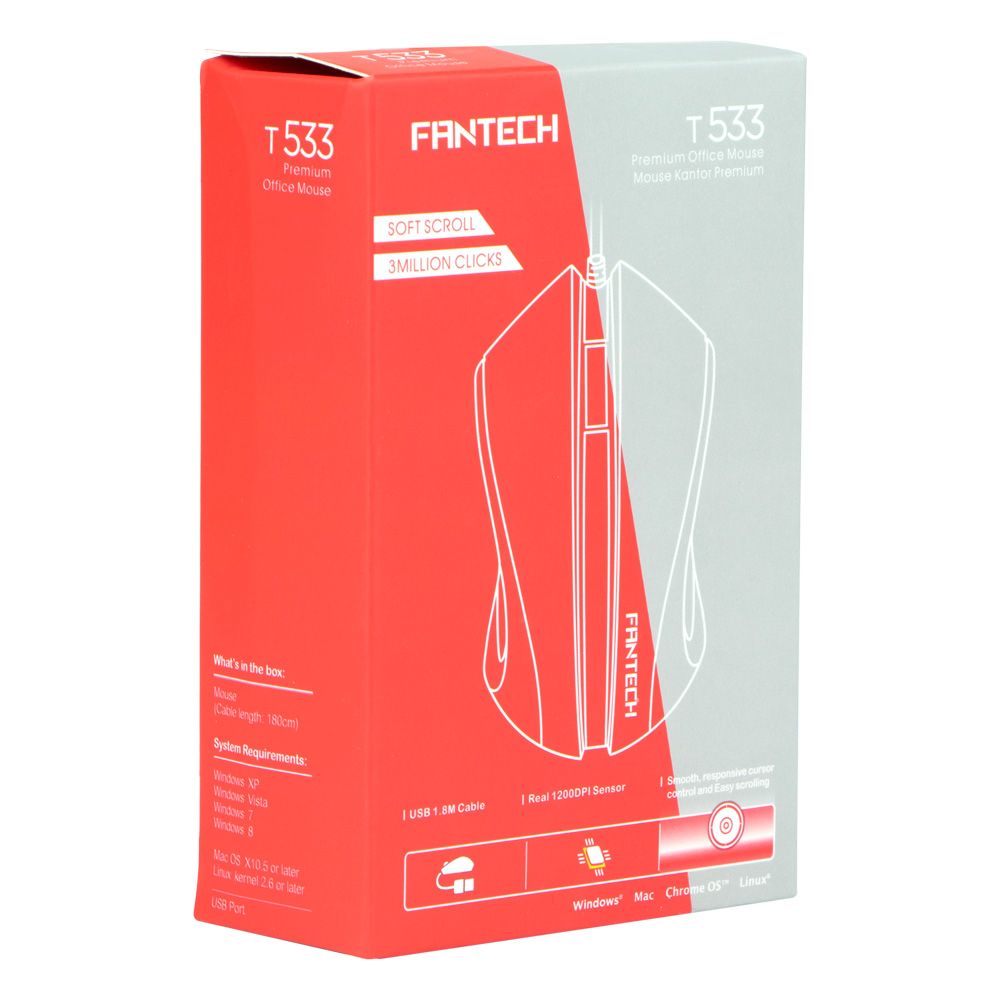 Купить USB МЫШЬ FANTECH T533 МЯТАЯ УПАКОВКА