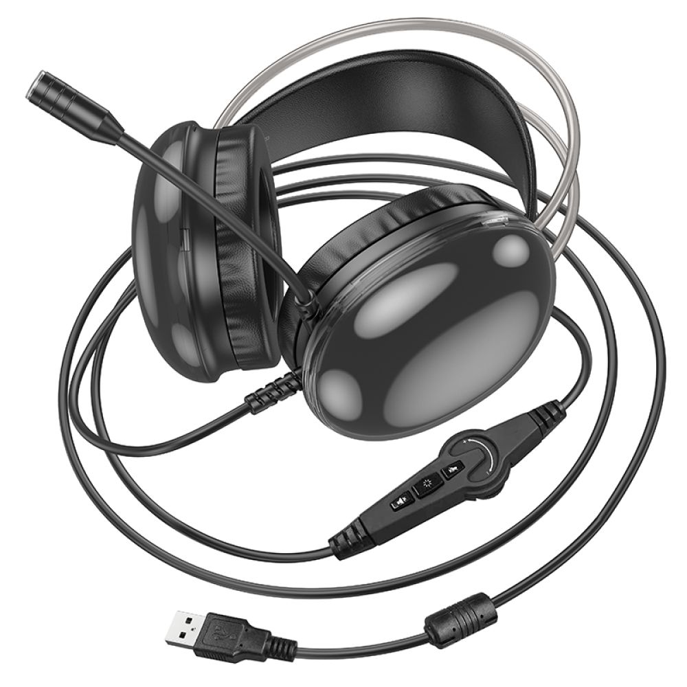 Купить ИГРОВЫЕ НАУШНИКИ HOCO W109 PLUS RICH USB7.1 CHANNEL_2