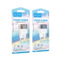 Купить СЕТЕВОЕ ЗАРЯДНОЕ УСТРОЙСТВО HOCO C125A TRANSPARENT PD20W/QC