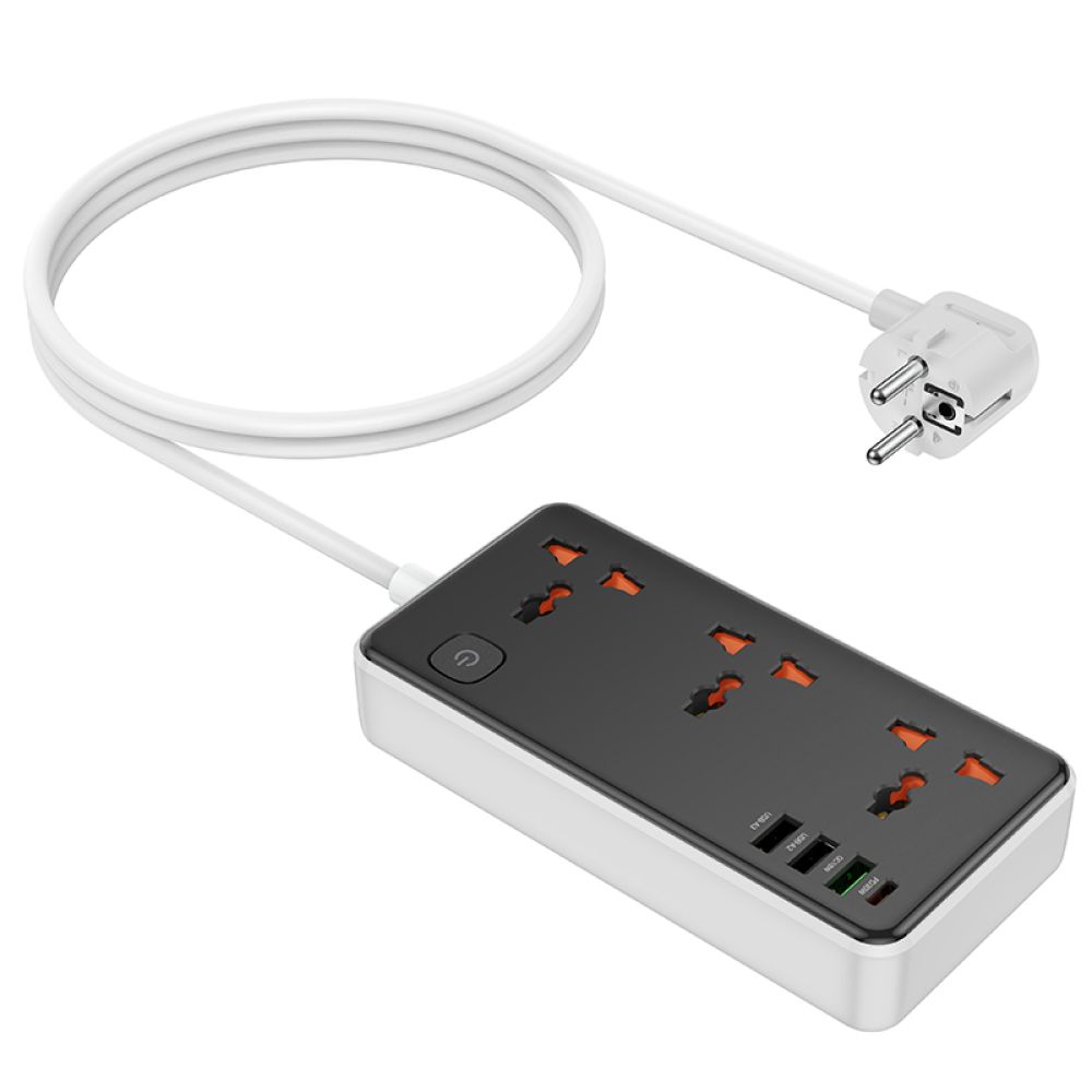 Купить СЕТЕВОЙ УДЛИНИТЕЛЬ HOCO AC8A PD30W/QC18W/1C3A_6