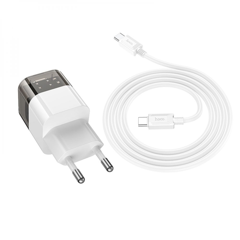Купить СЕТЕВОЕ ЗАРЯДНОЕ УСТРОЙСТВО HOCO C125A TRANSPARENT PD20W/QC TYPE-C TO TYPE-C_7