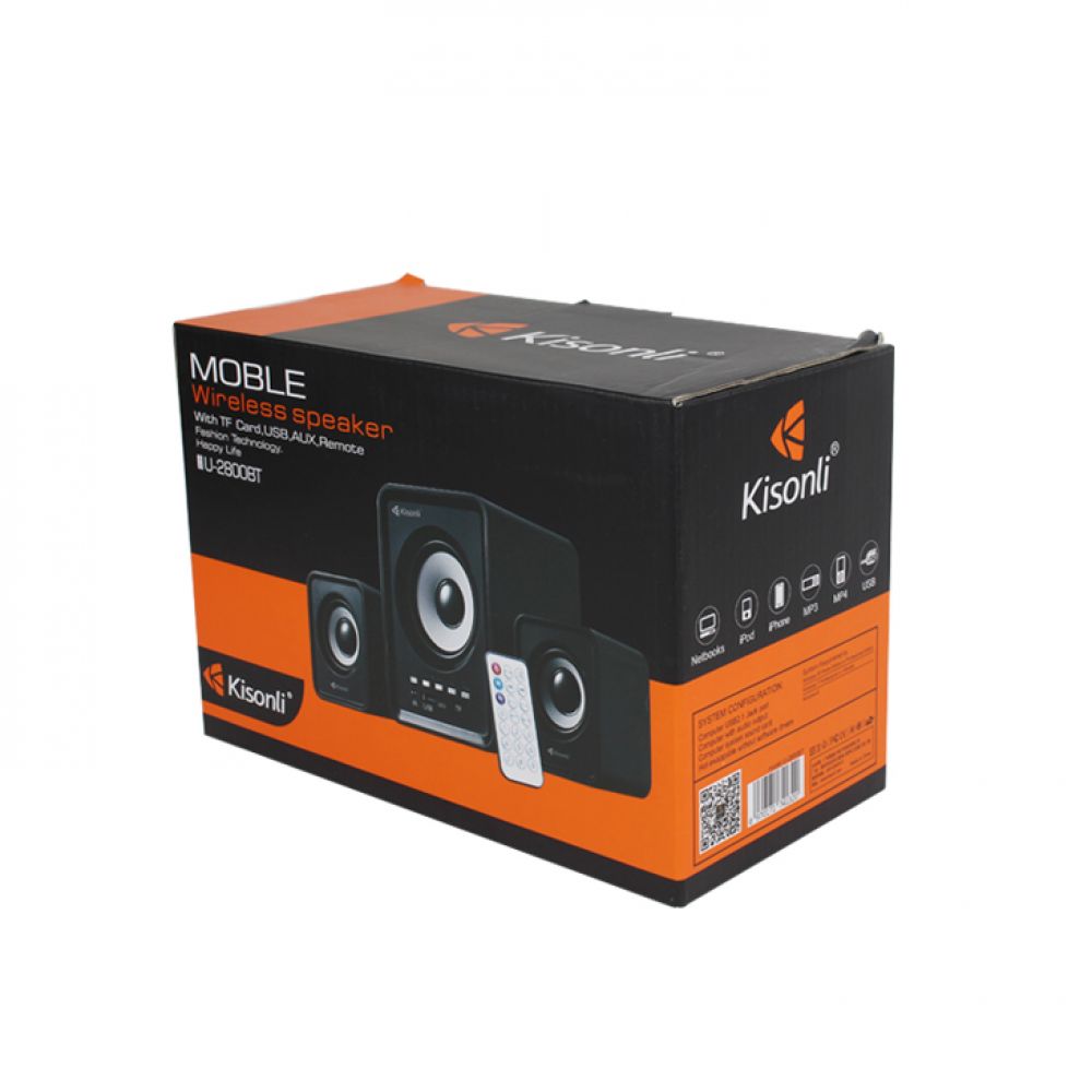 Купить КОМПЬЮТЕРНЫЕ КОЛОНКИ KISONLI U-2800BT