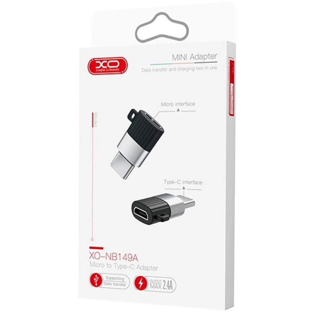 Купить ПЕРЕХОДНИК XO NB149-A MICRO TO TYPE C CONNECTOR
