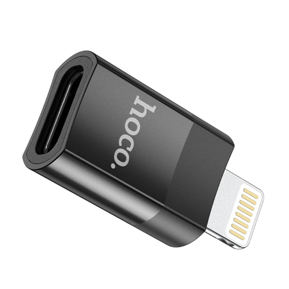 Купить ПЕРЕХОДНИК HOCO UA17 IP MALE TO TYPE-C FEMALE USB2.0 ADAPTER_6