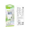 Купить СЕТЕВОЕ ЗАРЯДНОЕ УСТРОЙСТВО HOCO C125A TRANSPARENT PD20W/QC TYPE-C TO LIGHTNING_1