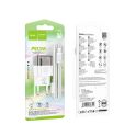 Купить СЕТЕВОЕ ЗАРЯДНОЕ УСТРОЙСТВО HOCO C125A TRANSPARENT PD20W/QC TYPE-C TO LIGHTNING_2