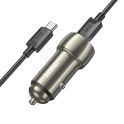 Купить АВТО ЗАРЯДНОЕ УСТРОЙСТВО HOCO Z48 TOUGH 40W (2C) TYPE-C TO TYPE-C_2