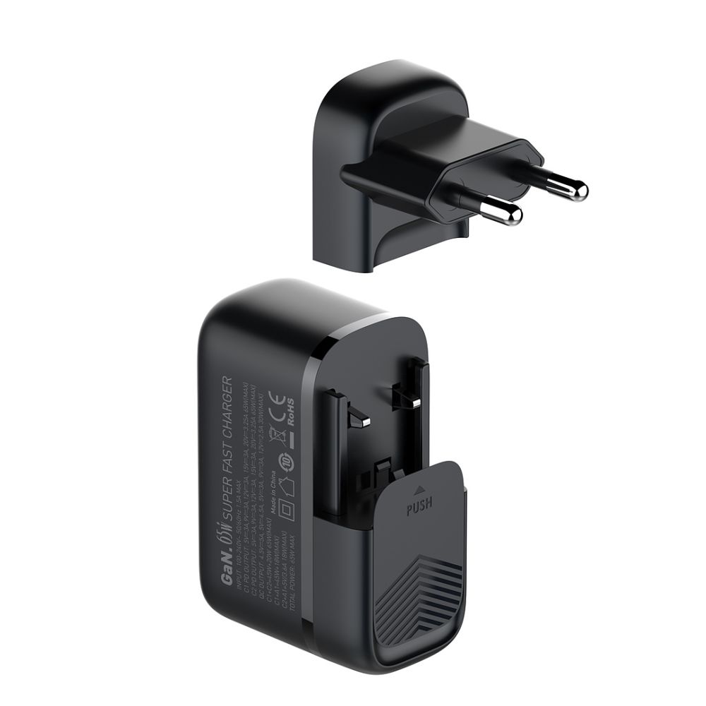 Купить СЕТЕВОЕ ЗАРЯДНОЕ УСТРОЙСТВО LDNIO Q366 GAN 65W TYPE C-TYPE C_3