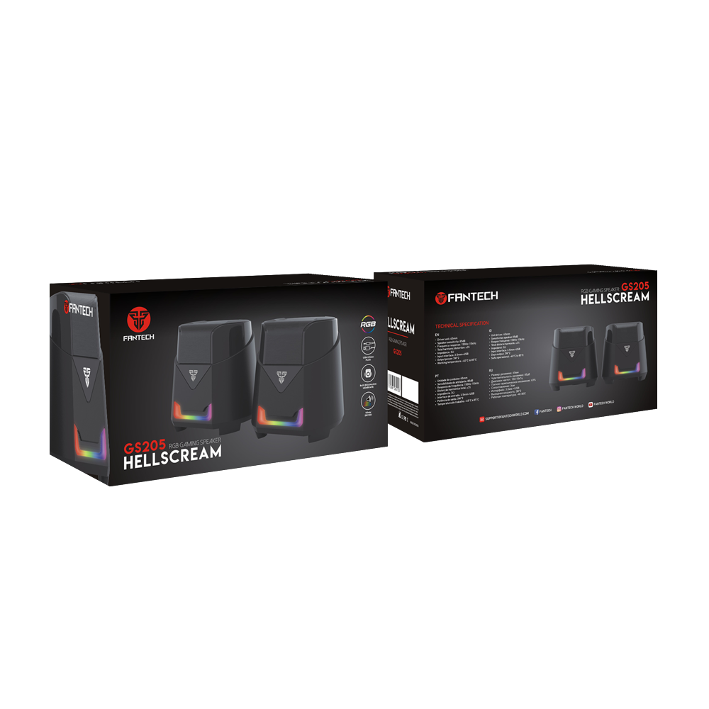 Купить КОМПЬЮТЕРНЫЕ КОЛОНКИ FANTECH GS205 HELLSCREAM