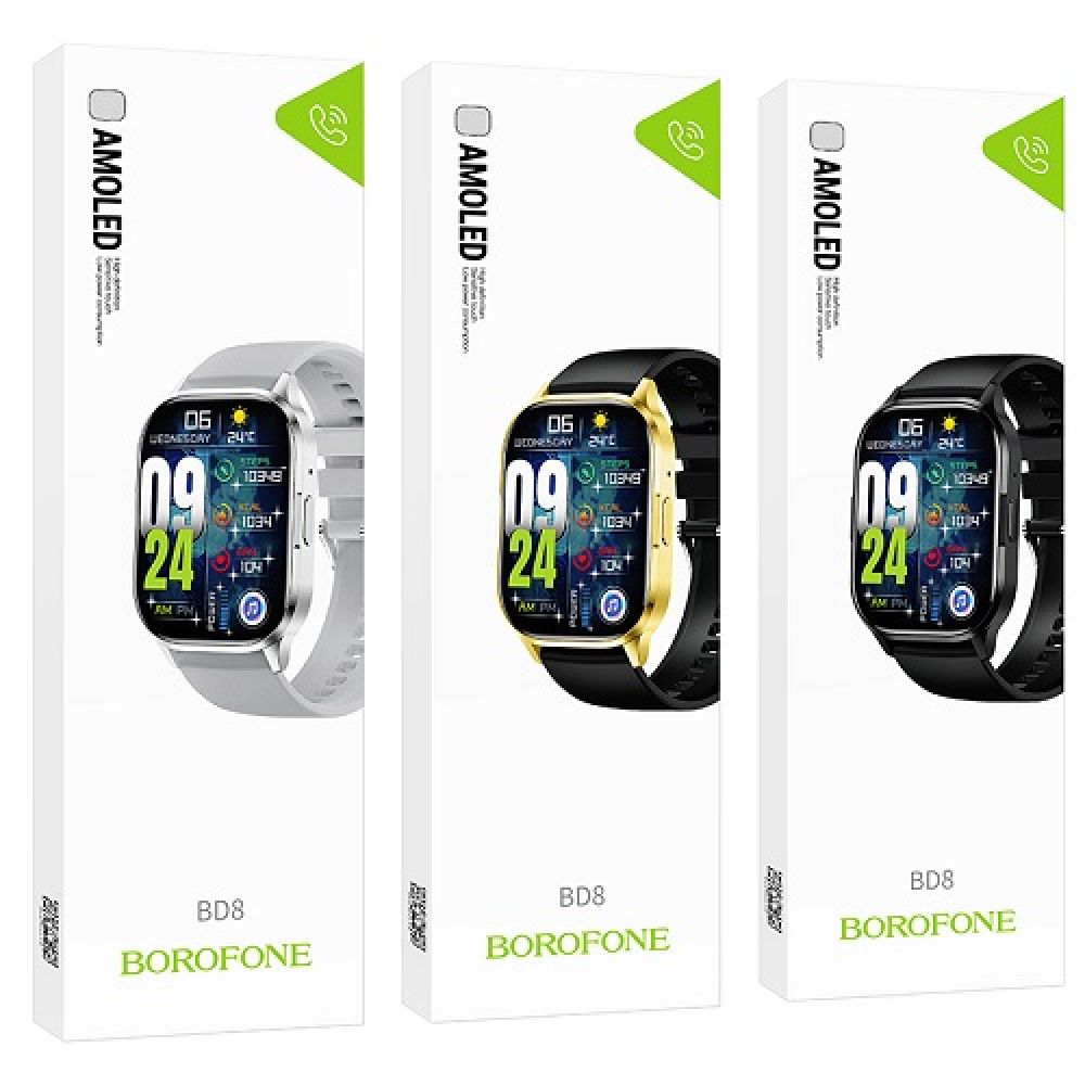 Купить СМАРТ ЧАСЫ BOROFONE BD8 AMOLED