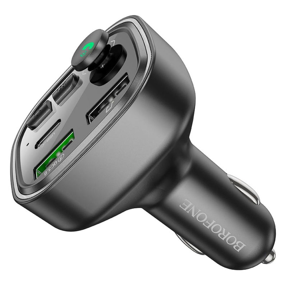 Купить МОДУЛЯТОР BOROFONE BC48 BROAD QC3.0 CAR BT FM TRANSMITTER_5