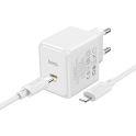 Купить СЕТЕВОЕ ЗАРЯДНОЕ УСТРОЙСТВО HOCO CS13A 1USB-C PD/QC 20W+TYPE-C TO LIGHTNING_6