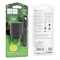 Купить СЕТЕВОЕ ЗАРЯДНОЕ УСТРОЙСТВО HOCO CS13A 1USB-C PD/QC 20W+TYPE-C TO LIGHTNING_2