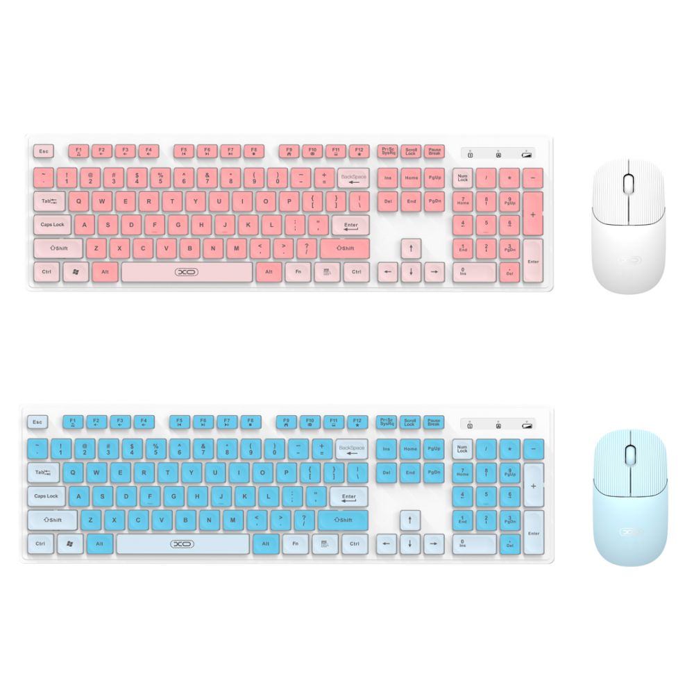 Купить БЕСПРОВОДНАЯ КЛАВИАТУРА И МЫШЬ XO KB-05