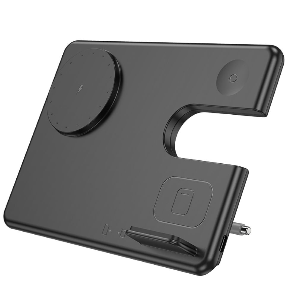 Купить БЕСПРОВОДНОЕ ЗАРЯДНОЕ УСТРОЙСТВО HOCO CQ1 3-IN-1 15W (FOR IWATCH)_1