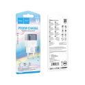 Купить СЕТЕВОЕ ЗАРЯДНОЕ УСТРОЙСТВО HOCO C125A TRANSPARENT PD20W/QC_2
