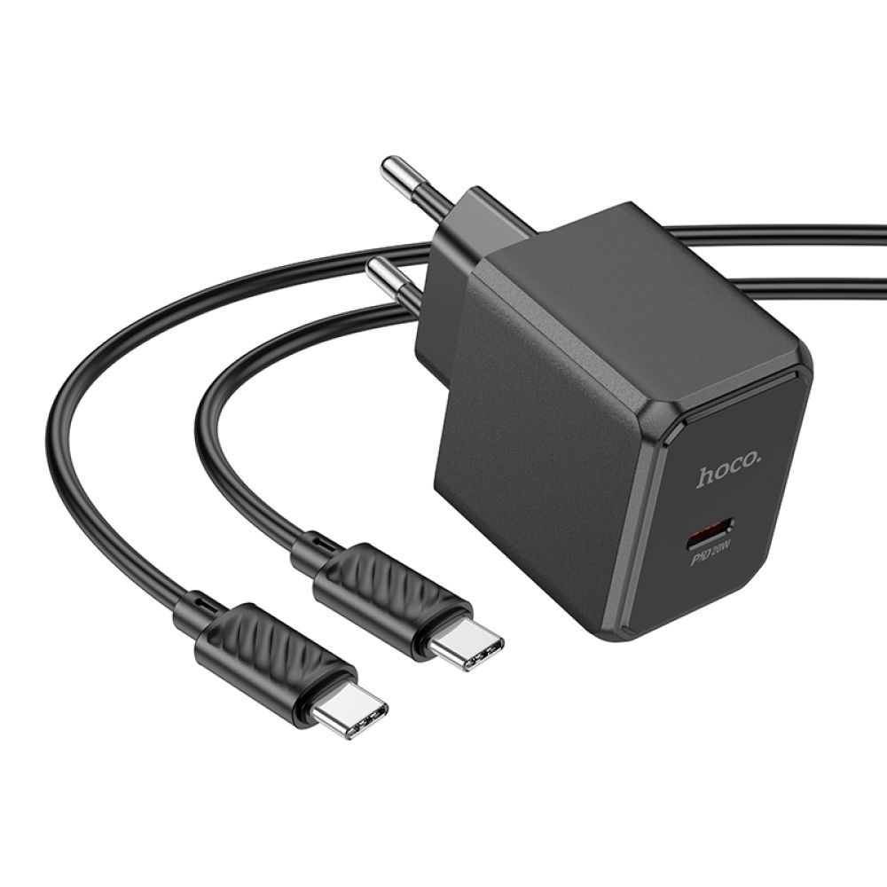 Купить СЕТЕВОЕ ЗАРЯДНОЕ УСТРОЙСТВО HOCO CS13A 1USB-C PD/QC 20W+TYPE-C TO TYPE-C_5