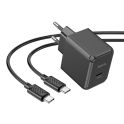 Купить СЕТЕВОЕ ЗАРЯДНОЕ УСТРОЙСТВО HOCO CS13A 1USB-C PD/QC 20W+TYPE-C TO TYPE-C_5
