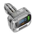 Купить МОДУЛЯТОР HOCO E75 BRAVERY PD30W+QC3.0 CAR BT FM TRANSMITTER_5