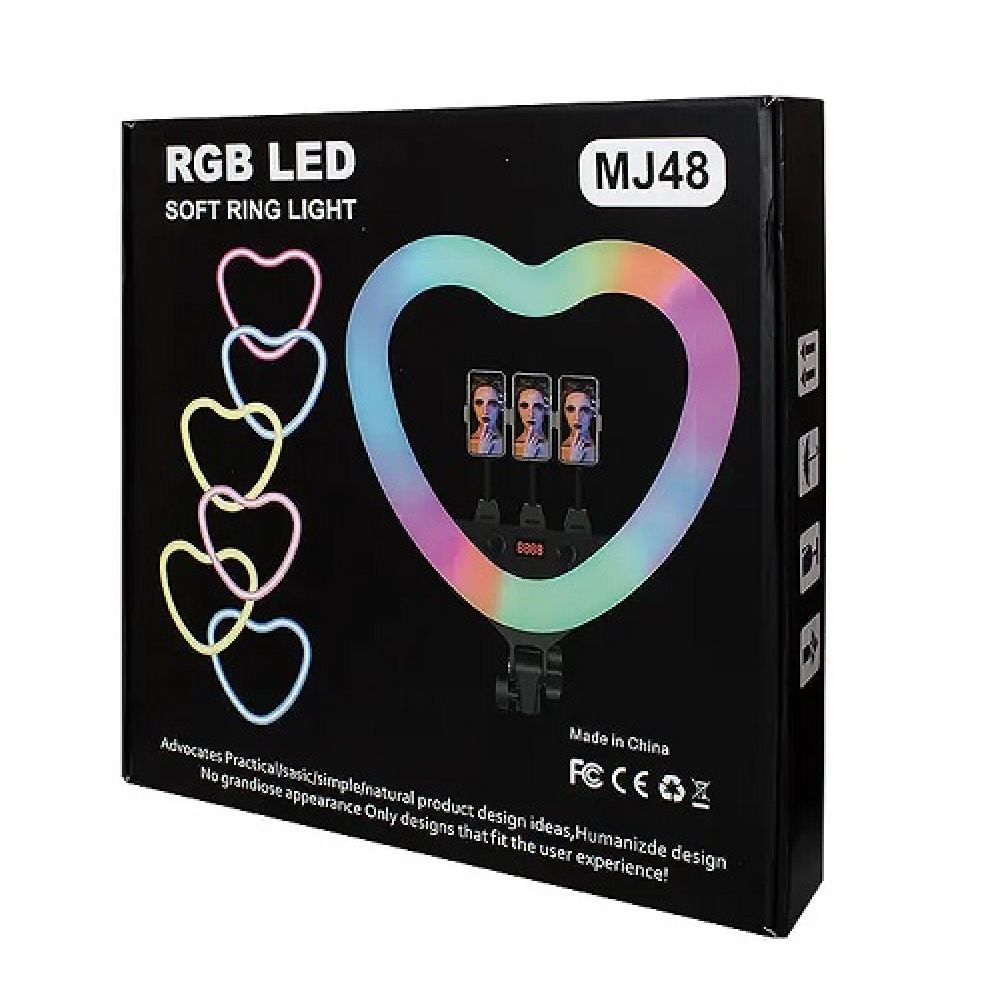 Купить ЛАМПА RGB MJ48 48CM REMOTE (HEART STYLE) МЯТАЯ УПАКОВКА_1