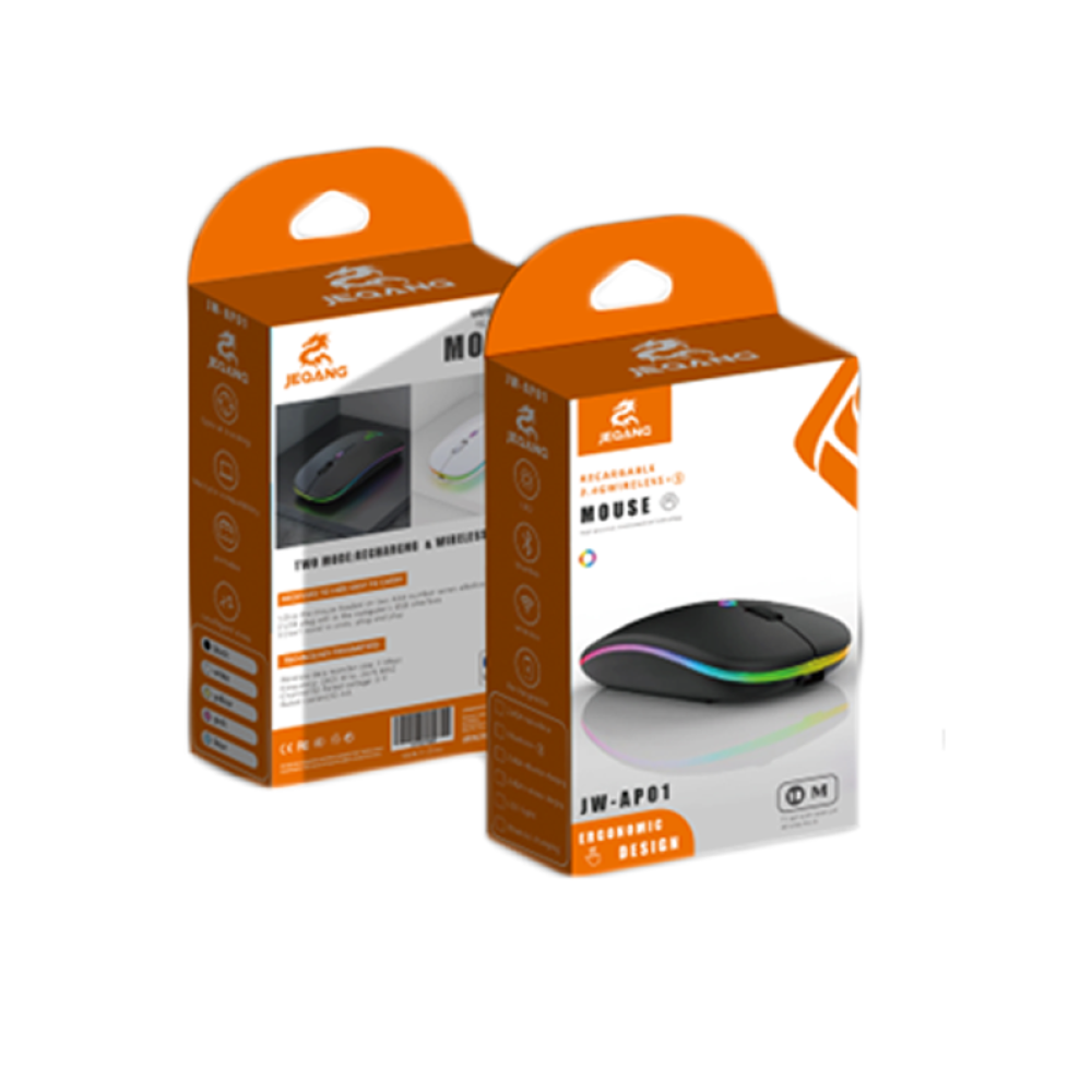 Купить WIRELESS МЫШЬ JEQANG JW-AP01 BT5.1+2.4G