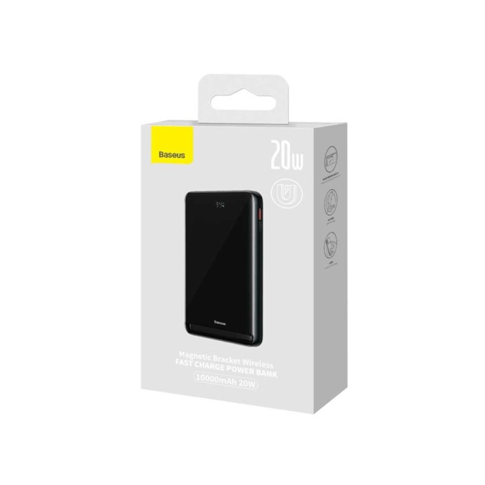 Купить POWER BANK BASEUS MAGNETIC BRACKET WIRELESS FAST CHARGE 20W 10000 MAH (PPCX0002XX)