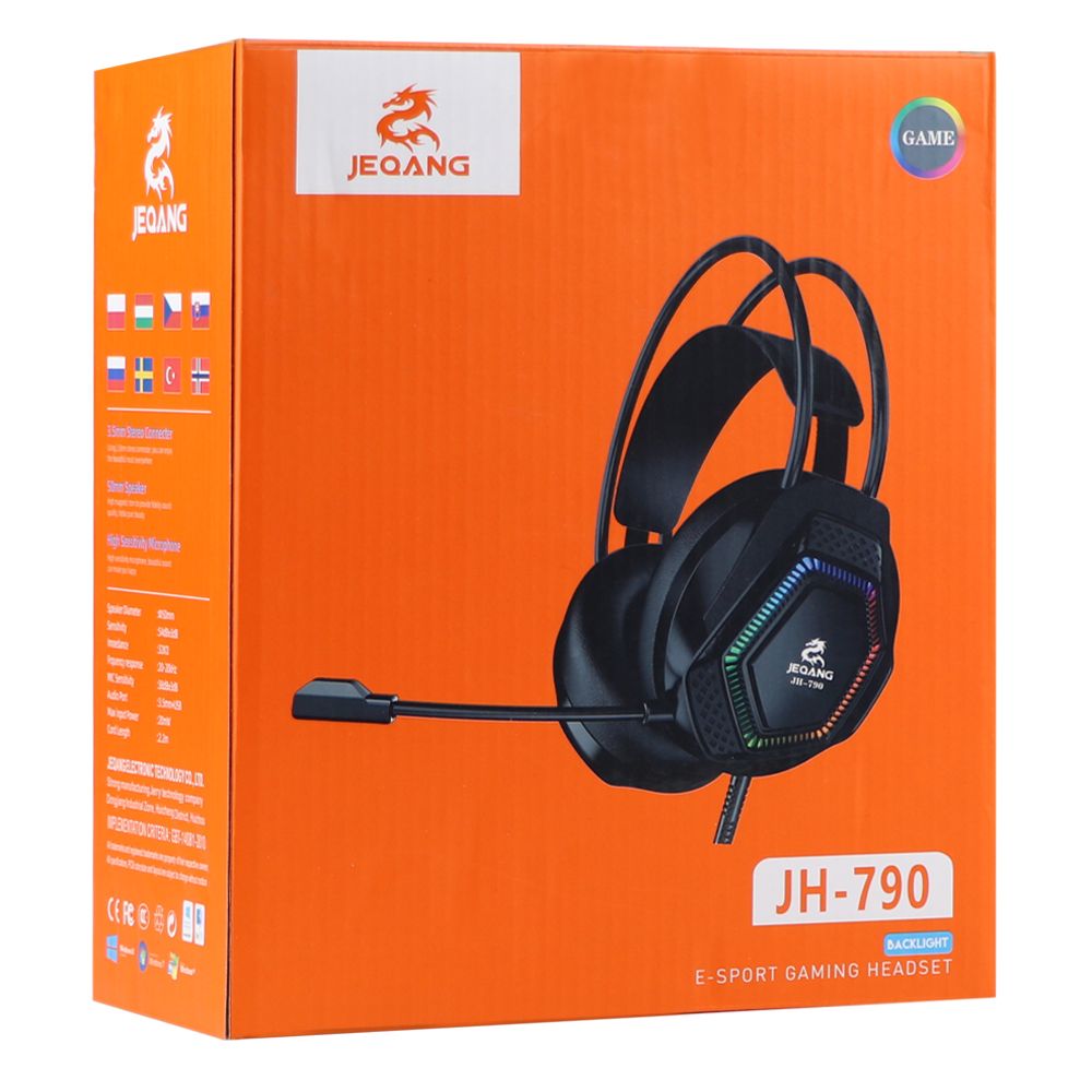 Купить ИГРОВЫЕ НАУШНИКИ JEQANG JH-790