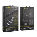 Купить USB YOKI UNIVERSE YK-UN91 USB-A/TYPE-C TO TYPE-C/LIGHTNING 100W 1.2M