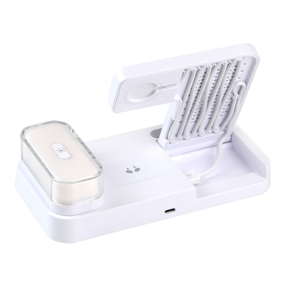 Купить БЕСПРОВОДНОЕ ЗАРЯДНОЕ УСТРОЙСТВО JJT-S37 5IN1+LAMP/ALARM CLOCK 30W S VERSION_3