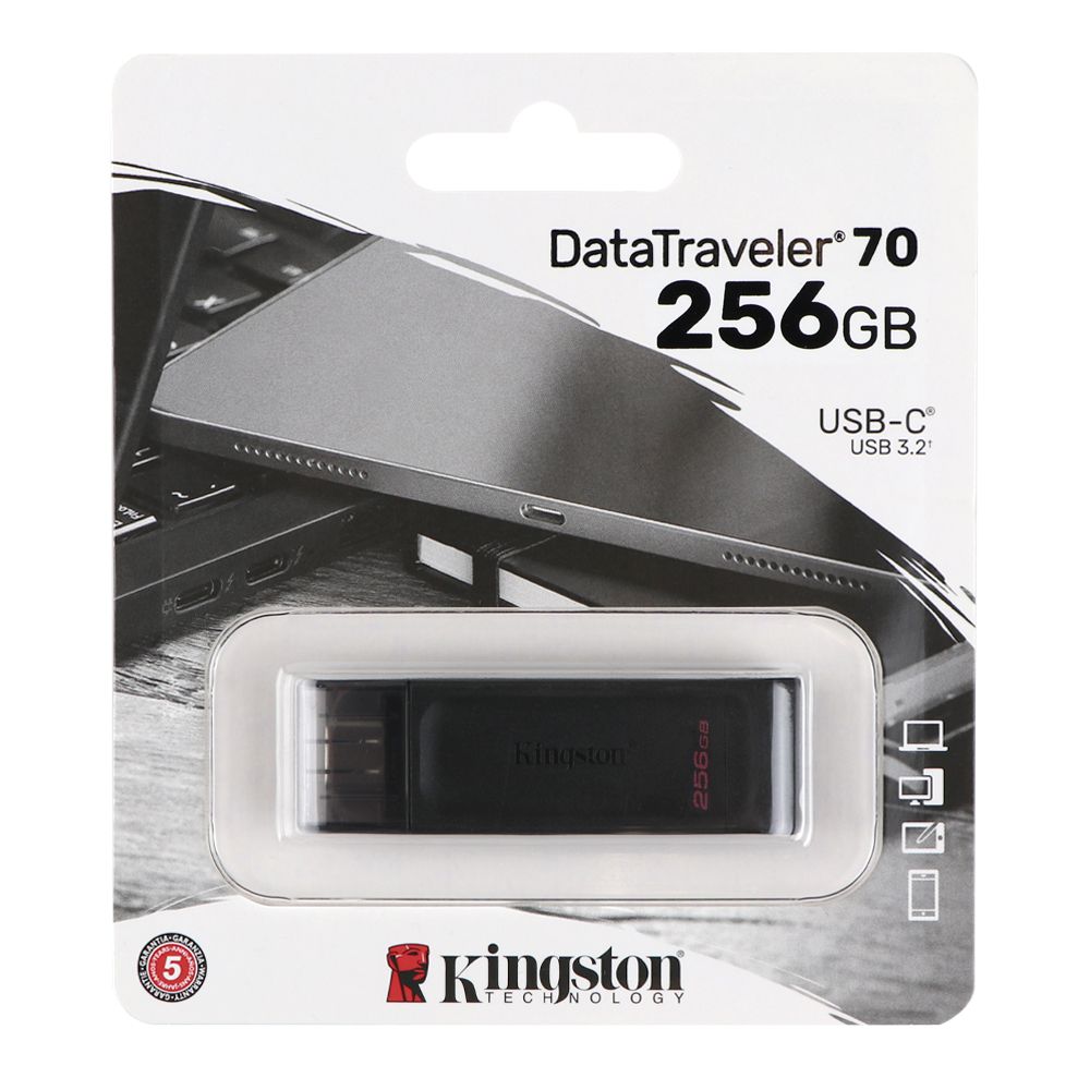 Купить USB FLASH DRIVE 3.2 KINGSTON DT 70 256GB TYPE-C