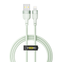 Купить USB YOKI SILICONE YK-SI50 LIGHTNING 2.4A 1.2M_1
