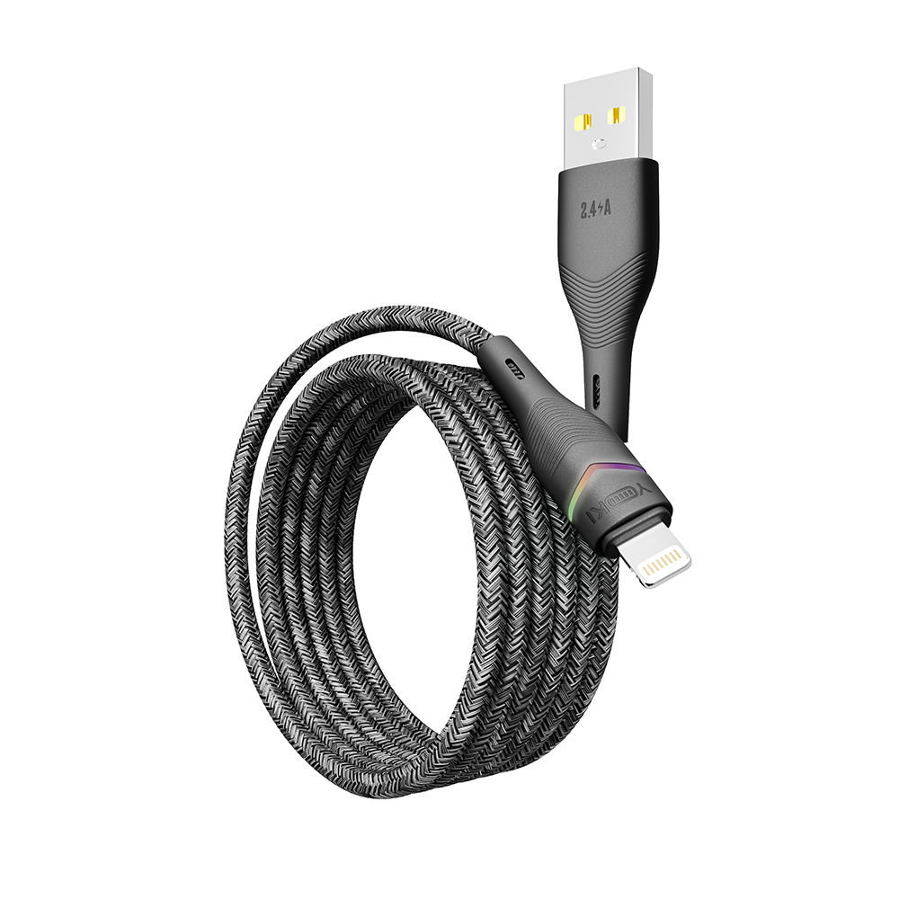 Купить USB YOKI RGB YK-RG24 LIGHTNING 2.4A 1.2M_4