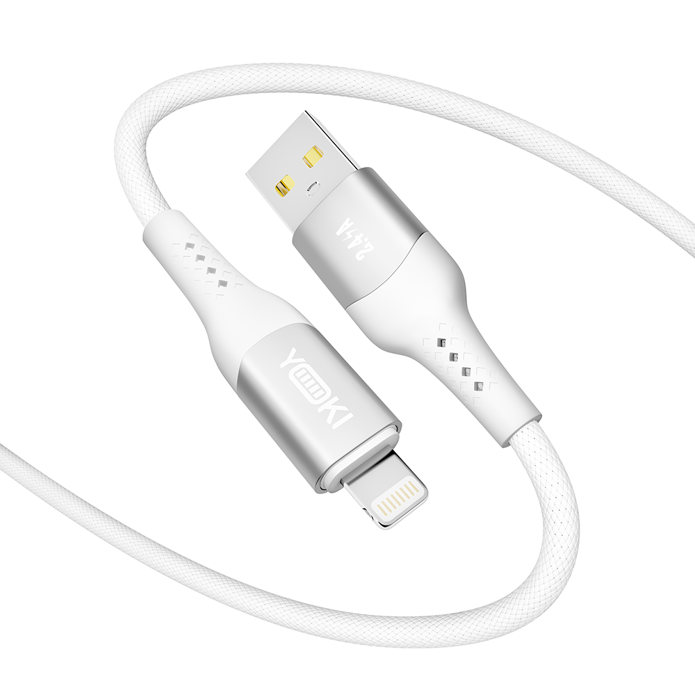 Купить USB YOKI SOLID YK-SO15 LIGHTNING 2.4A 1.2M_7