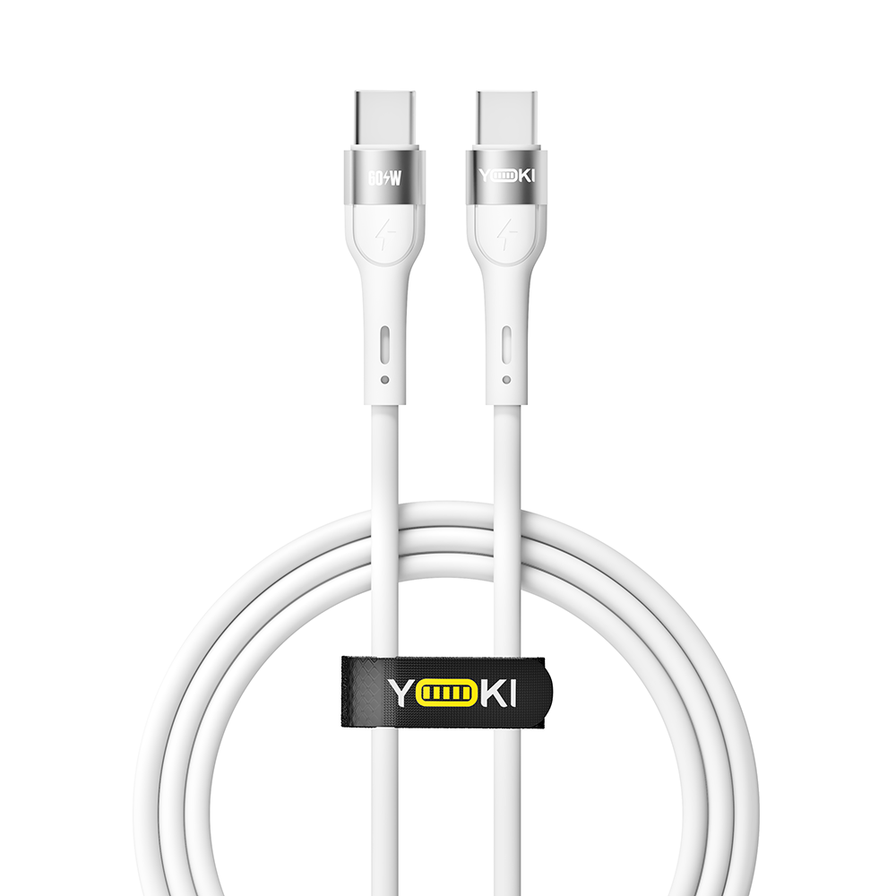 Купить USB YOKI EXTRA YK-EX11 TYPE-C TO TYPE-C 60W 1.2M_2