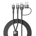 Купить USB YOKI UNIVERSE YK-UN91 USB-A/TYPE-C TO TYPE-C/LIGHTNING 100W 1.2M_1