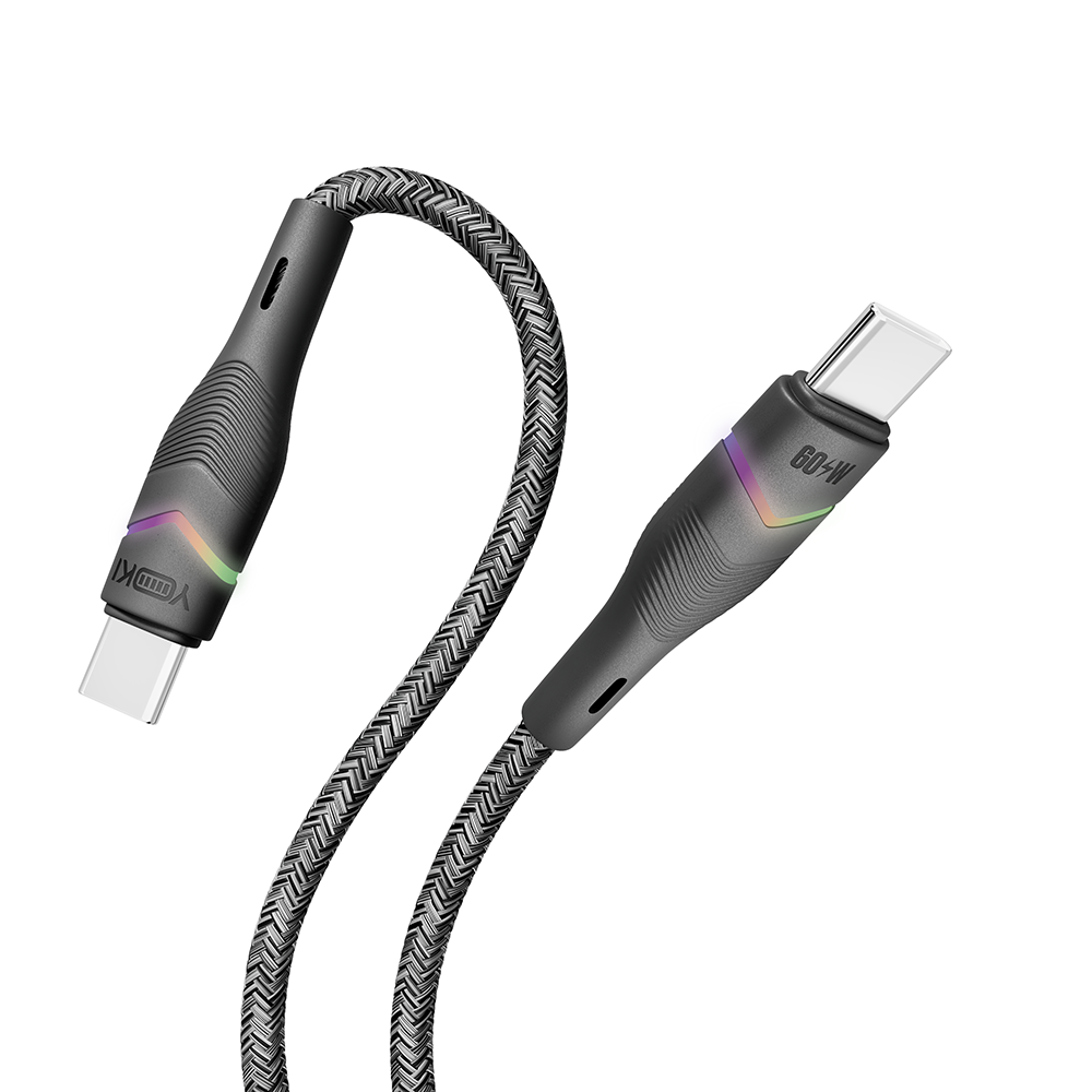 Купить USB YOKI RGB YK-RG24 TYPE-C TO TYPE-C 60W 1.2M_5