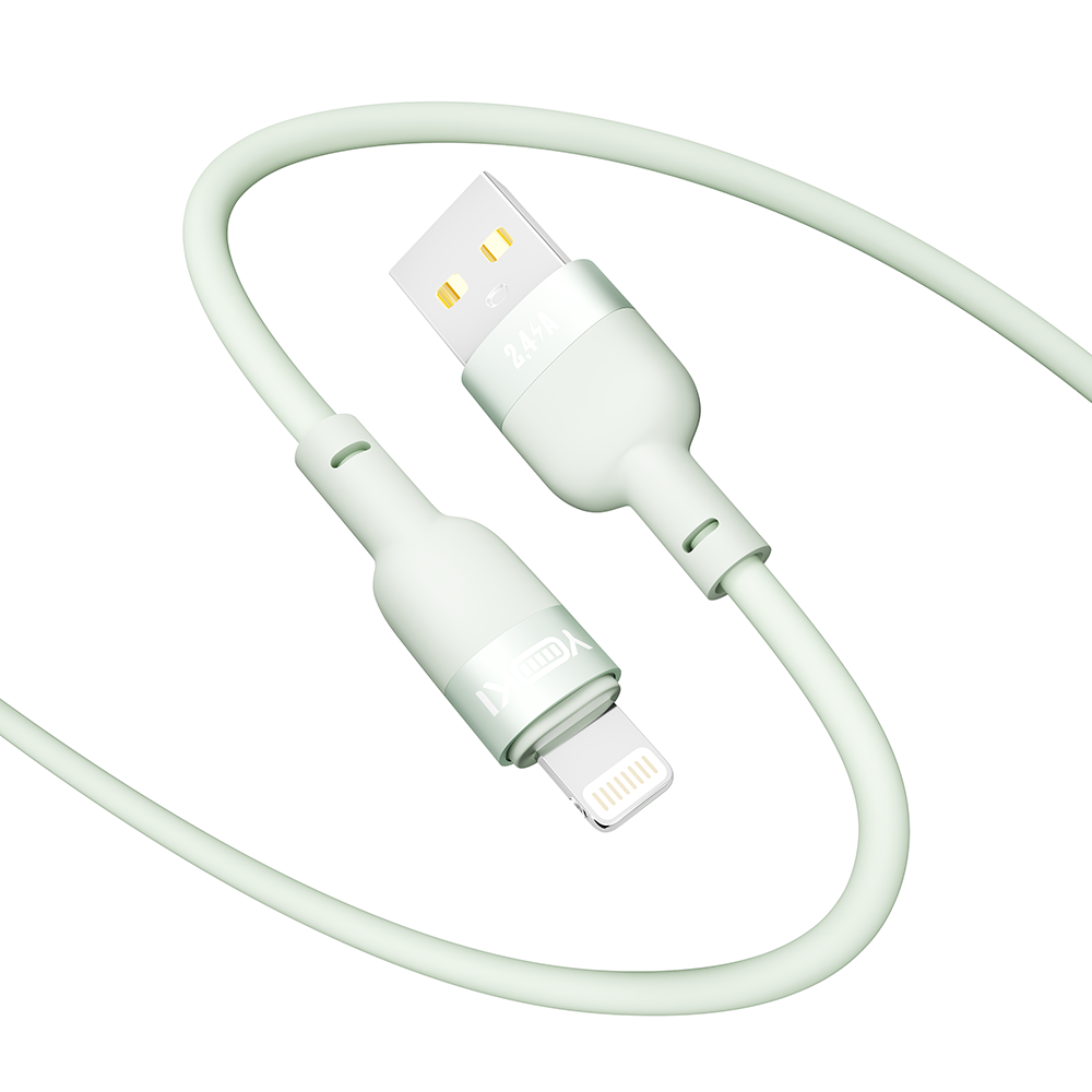 Купить USB YOKI SILICONE YK-SI50 LIGHTNING 2.4A 1.2M_3