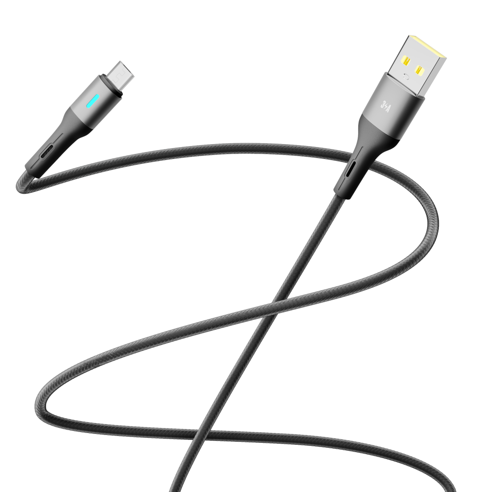 Купить USB YOKI LED YK-LE17 MICRO 3A 1.2M_2