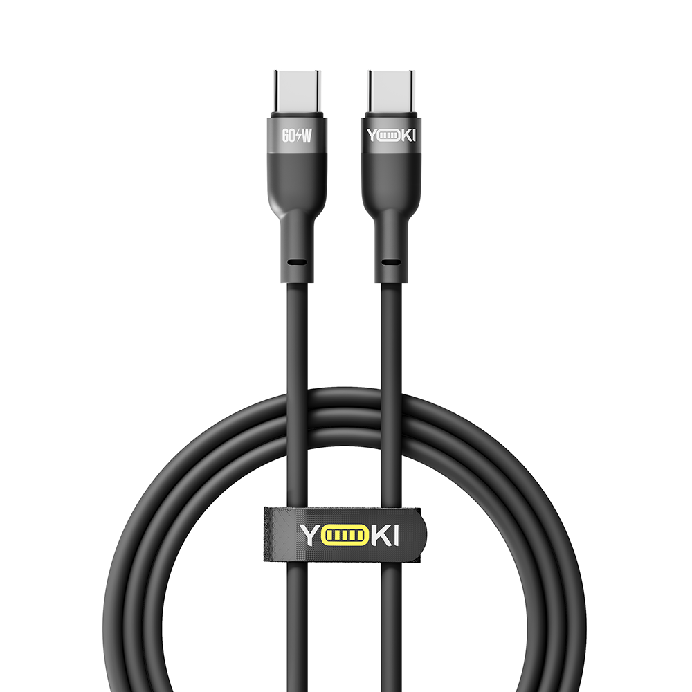 Купить USB YOKI SILICONE YK-SI50 TYPE-C TO TYPE-C 60W 1.2M_1