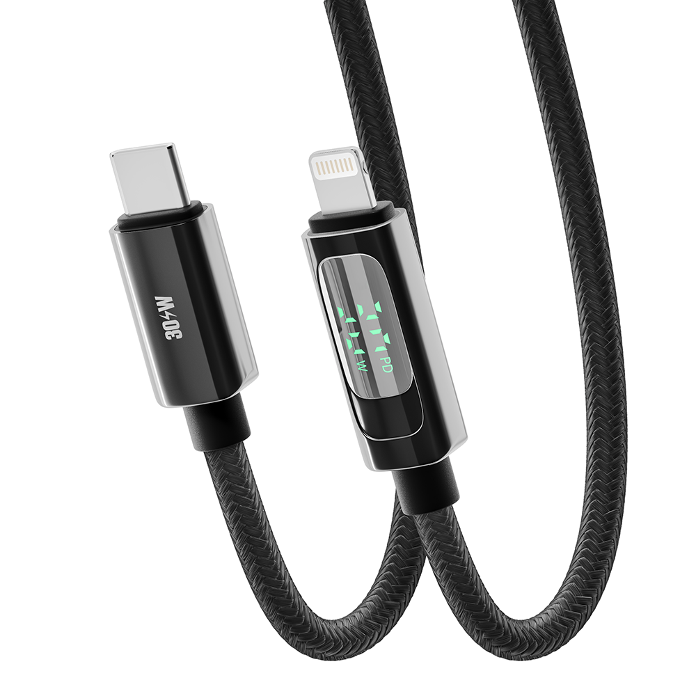 Купить USB YOKI DISPLAY YK-DI88 TYPE-C TO LIGHTNING 30W 1.2M_6