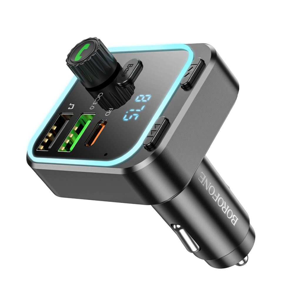Купить МОДУЛЯТОР BOROFONE BC53 HIGHWAY PD20W+QC3.018W TOTAL 38W_6