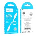 Купить USB HOCO X96 HYPER 60W TYPE-C TO TYPE-C 0.25M_1