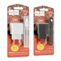 Купить СЕТЕВОЕ ЗАРЯДНОЕ УСТРОЙСТВО HOCO CS13A 1USB-C PD/QC 20W+TYPE-C TO TYPE-C