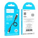 Купить USB HOCO X96 HYPER 60W TYPE-C TO TYPE-C 0.25M_2