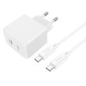 Купить СЕТЕВОЕ ЗАРЯДНОЕ УСТРОЙСТВО HOCO CS13A 1USB-C PD/QC 20W+TYPE-C TO TYPE-C_3