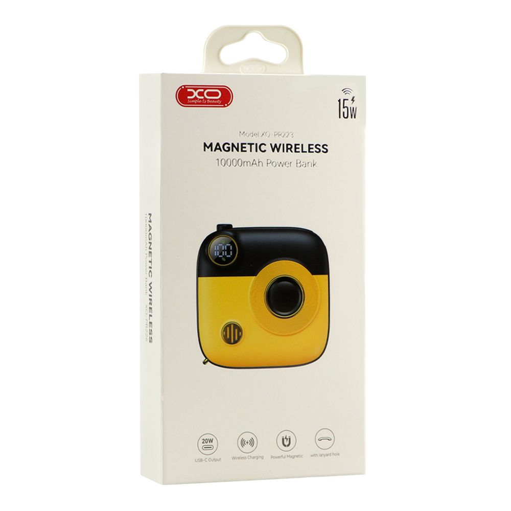 Купить POWER BANK XO PR223 MAGNETIC 15W MINI CAMERA DIGITAL DISPLAY 10000MAH_1
