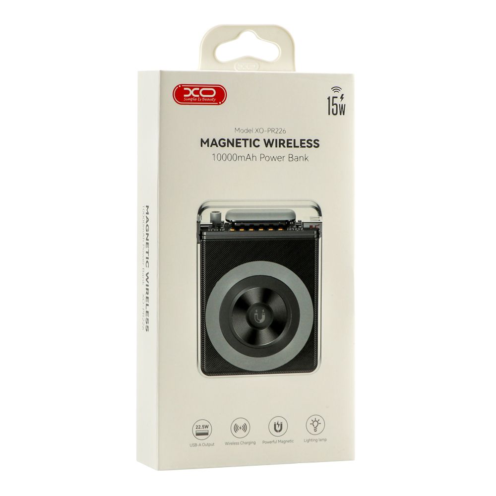 Купить POWER BANK XO PR226 MINI TRANSPARENT MAGNETIC ABSORPTION 15W 10000MAH