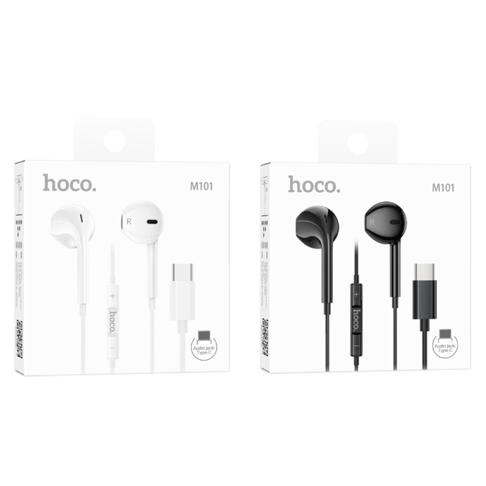 Купить НАУШНИКИ HOCO M101 CRYSTAL JOY WIRE-CONTROLLED DIGITAL EARPHONES TYPE-C